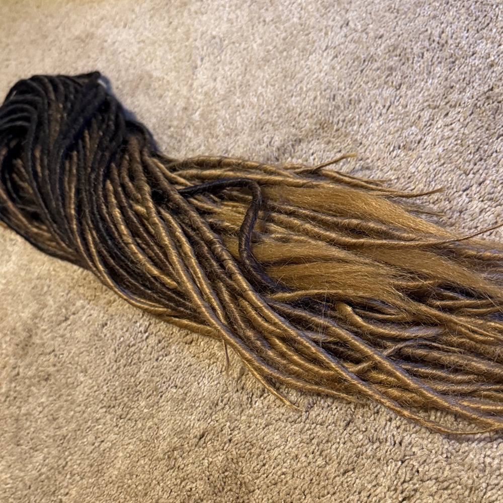 Dreadful hippie ( dark caramel melt )  Dreadlock Extensions 44 dreads ! - Picture 6 of 9